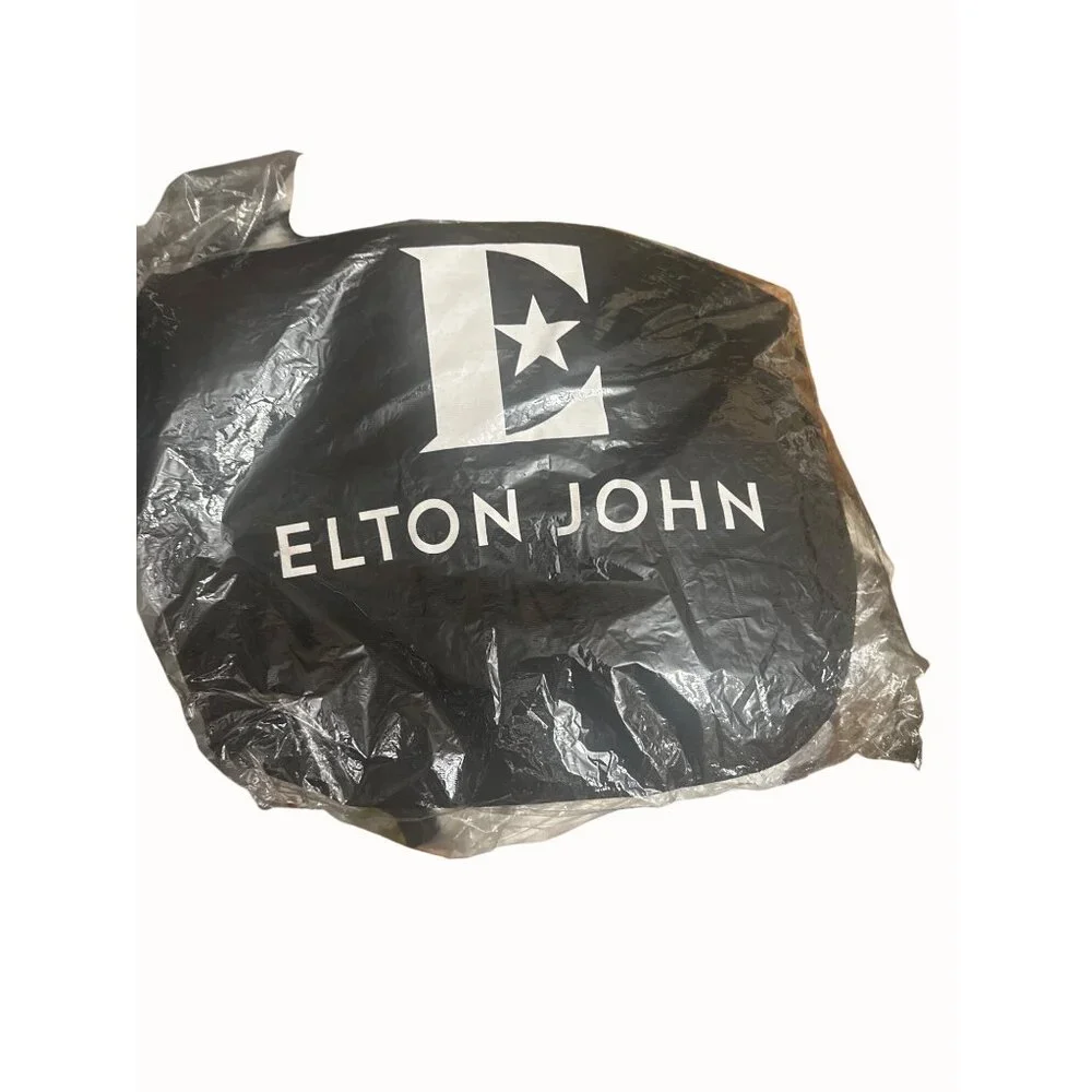 Elton John Black tote  With‎ Star Logo canvas  Goodbye Yellow brick road
